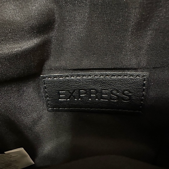 Express Clutch - black, white, silver, chain, - Picture 6 of 7